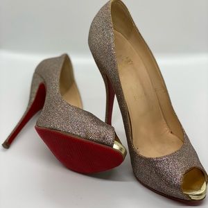 Authentic Glitter Christian Louboutins